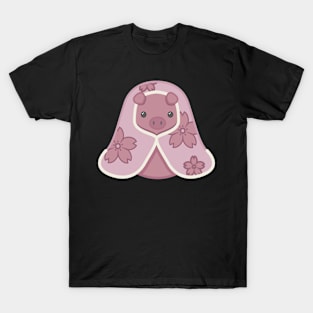 Pleasantly Plump Piggy in a Blanket T-Shirt